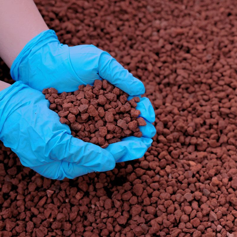 Fish Tank Gravel - 1 كجم من الحجر البركاني، تربة