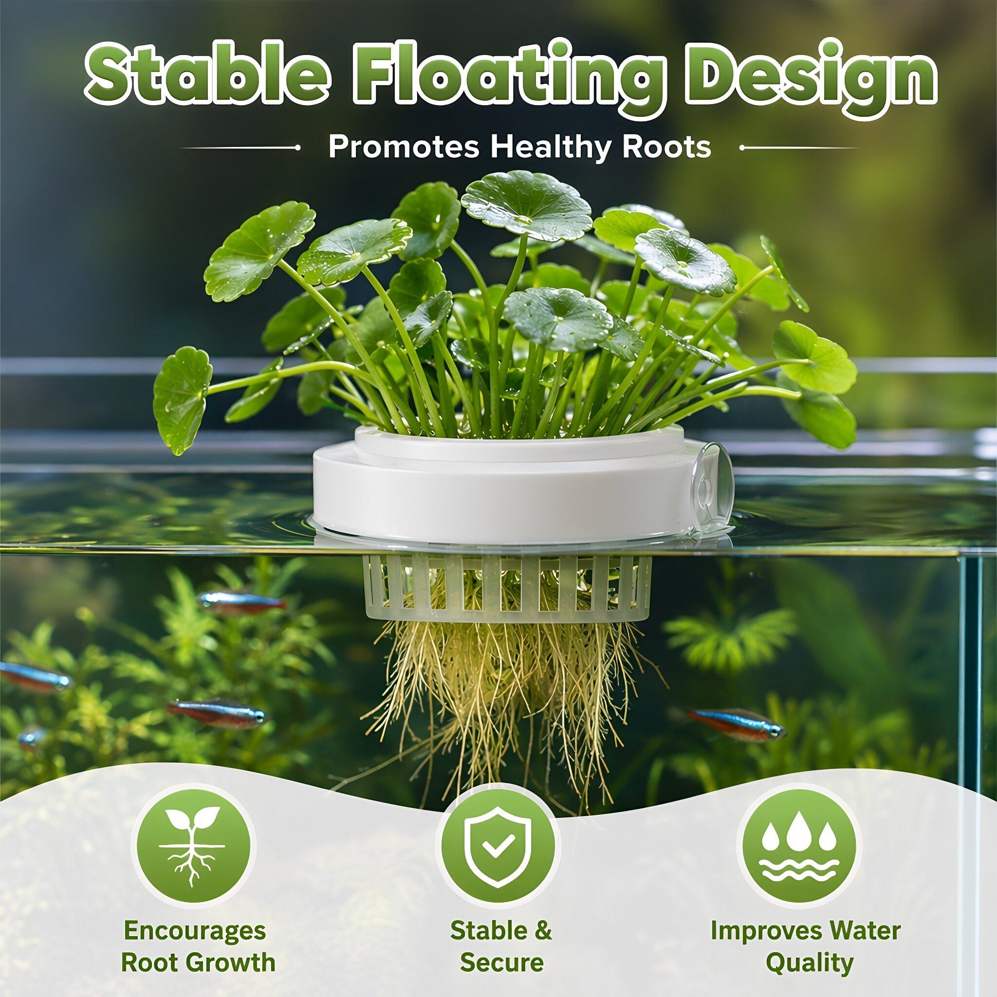 4 قطع من سلال نباتات الأحواض ا - مراجعة Aquarium Plants وسعره
