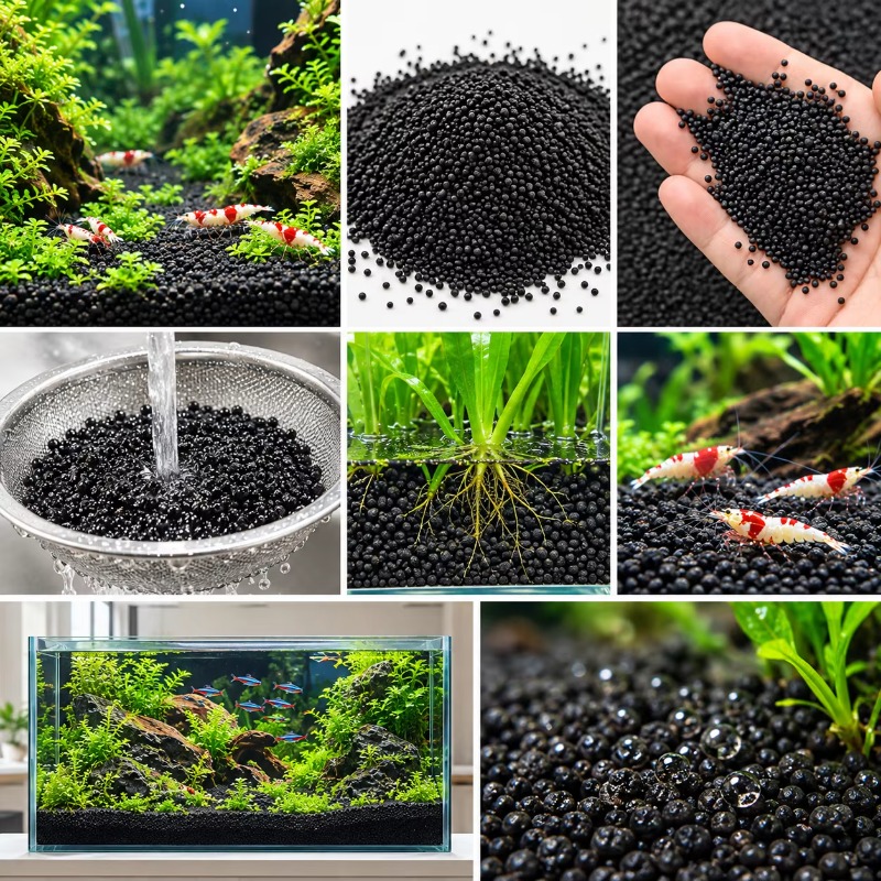 تربة حوض السمك السوداء للنباتا - مراجعة Fish Tank Gravel وسعره